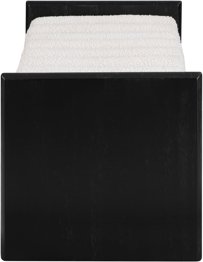 Waverly - Bench With Black Frame