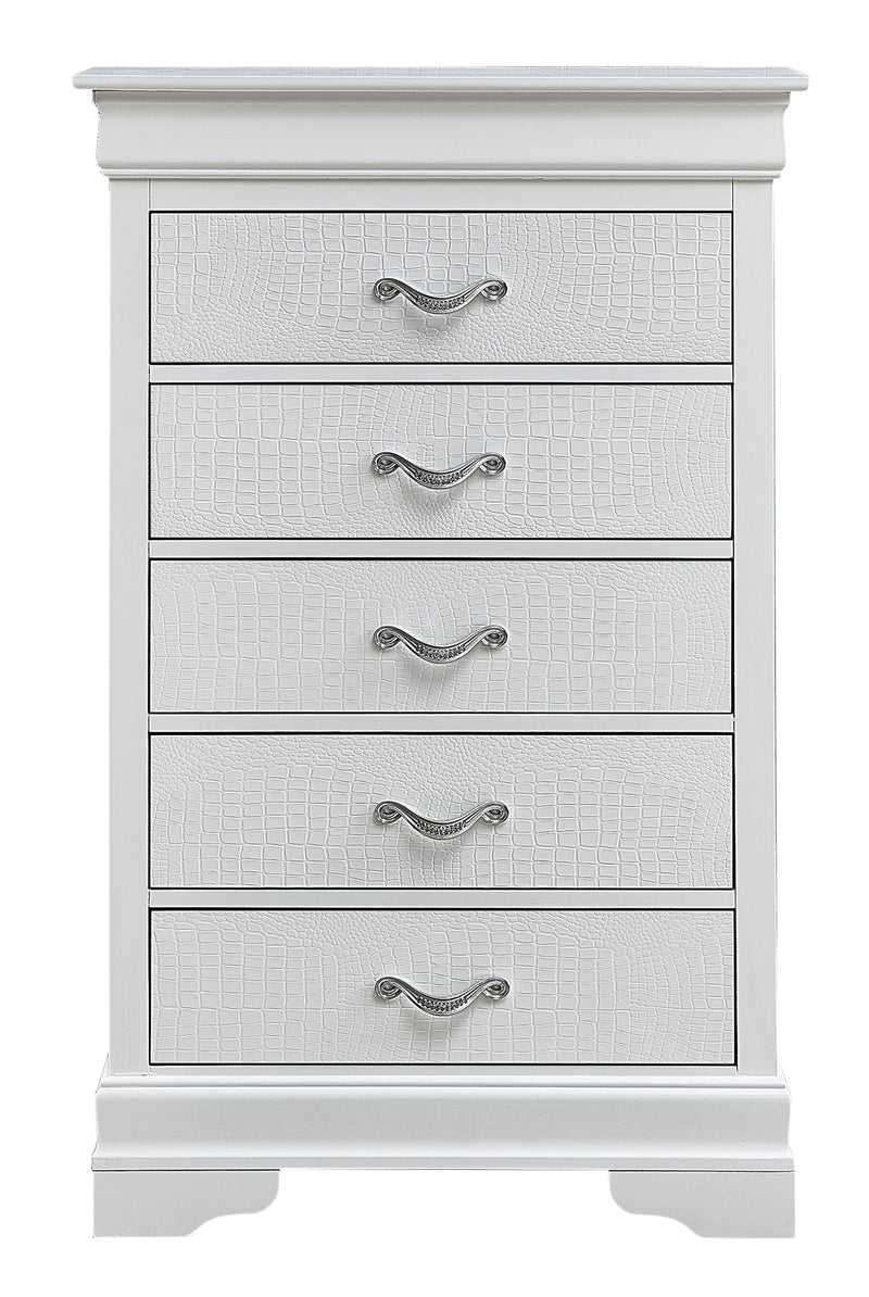Lorana - 48" Chest - Silver Champagne