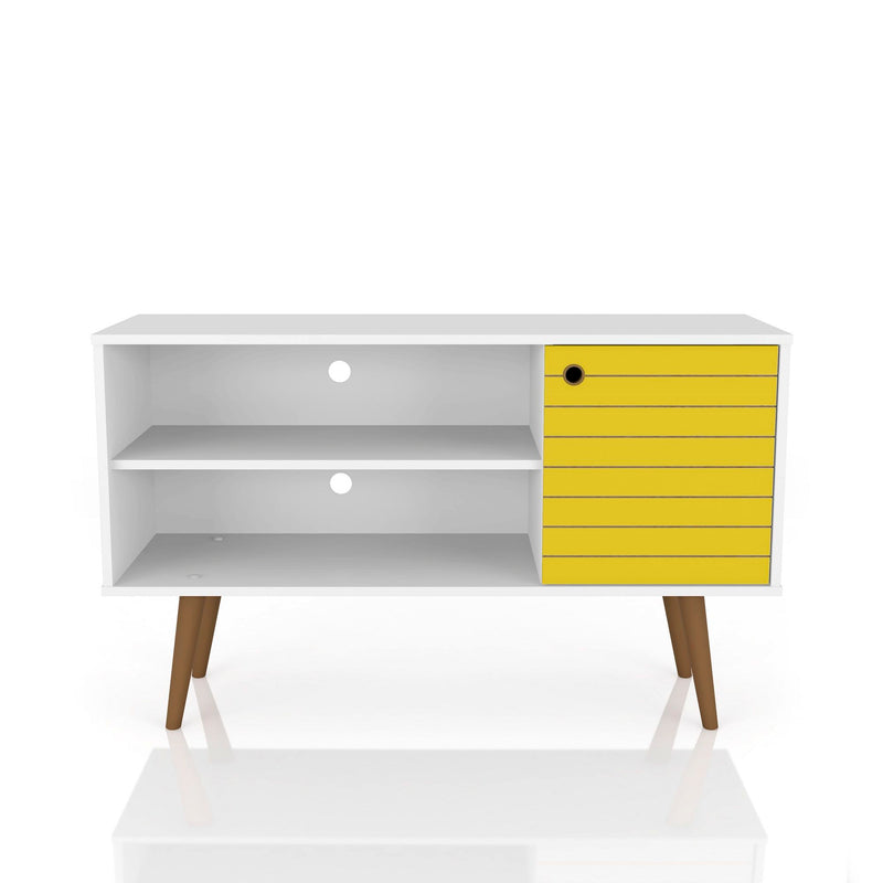 Manhattan Liberty - TV Stand With White Frame