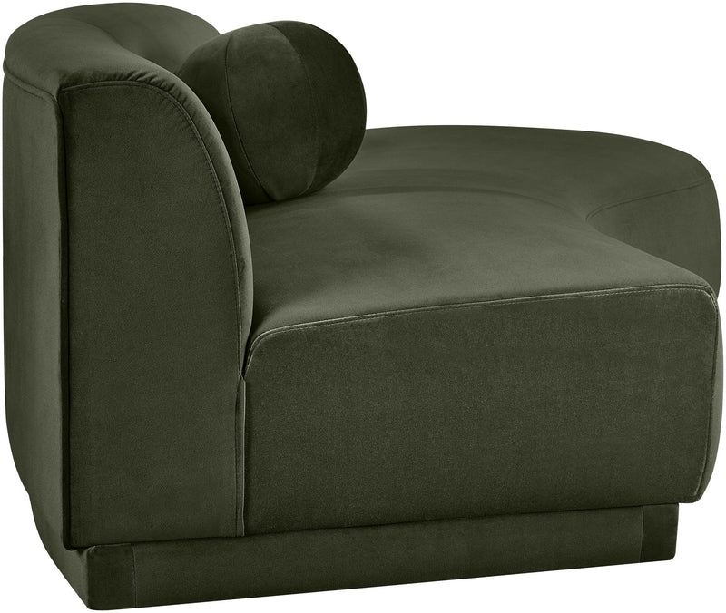 Avra - 86" Velvet Performance Fabric Upholstered Sofa