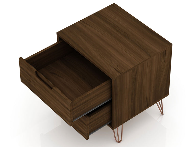 Manhattan Rockefeller - 2-Drawer Nightstand