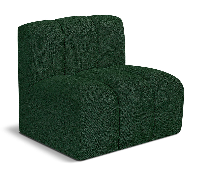 Arc - Boucle Fabric Straight Chair