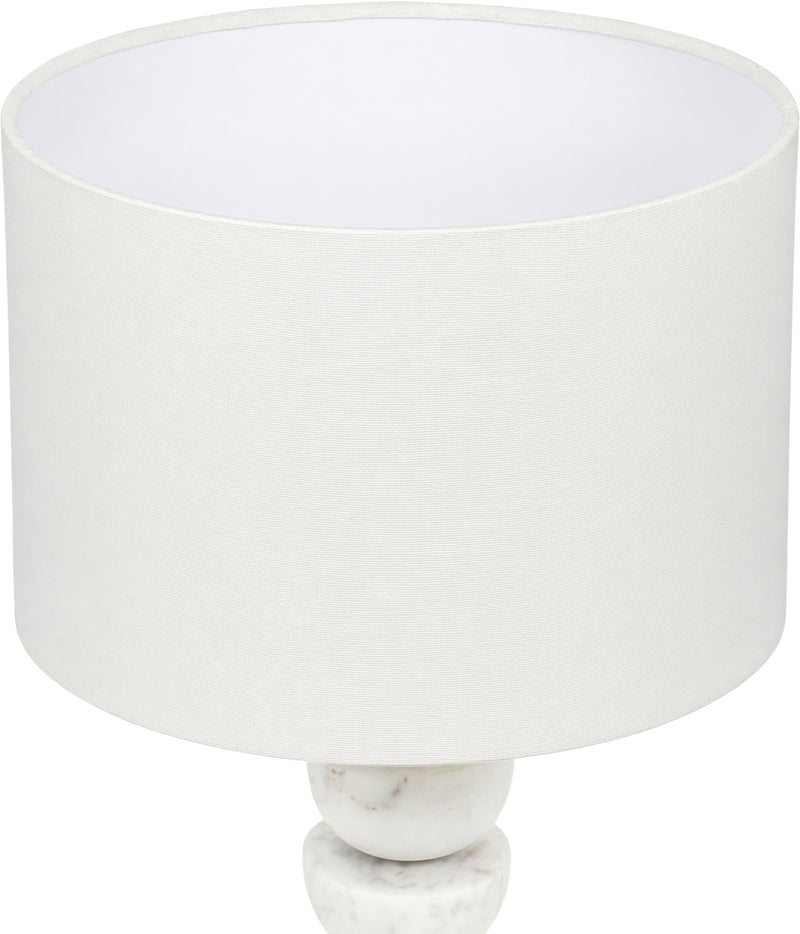 Opus - Linen Textured Fabric And Brass Table Lamp