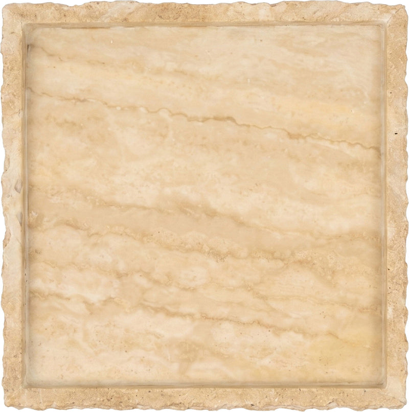 Chambers - Travertine Tray - Beige