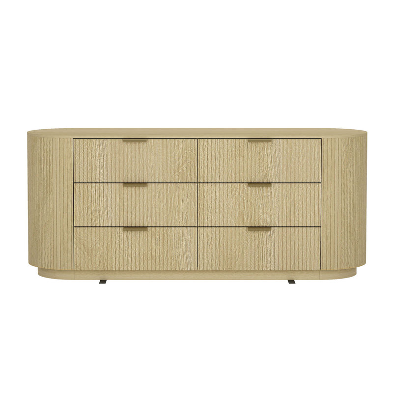 Olivia - 71" Dresser - Natural Oak