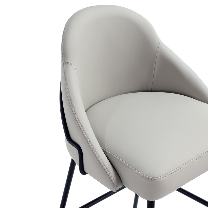 Manhattan Gracie - Barstool With Black Base