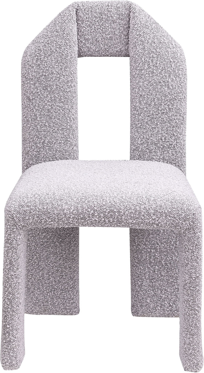 Bennett Taupe Boucle Fabric Upholstered Dining Chair