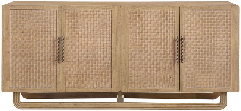 Sova - Solid Wood, Oak Veneer And Stainless Steel Sideboard/Buffet