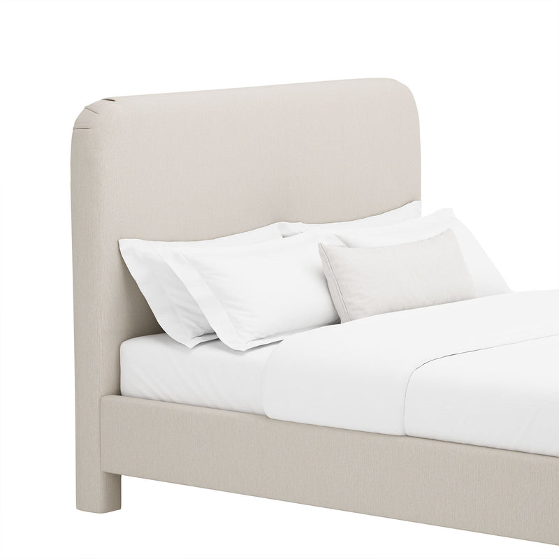 Layton - Rounded Corner Upholstered Bed