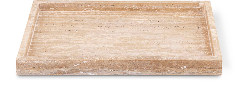 Barletta Natural Rectangular Travertine Tray