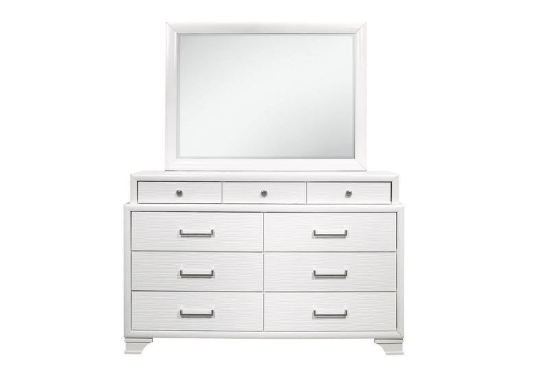Jordyn - 5 Piece King Bedroom Set - White