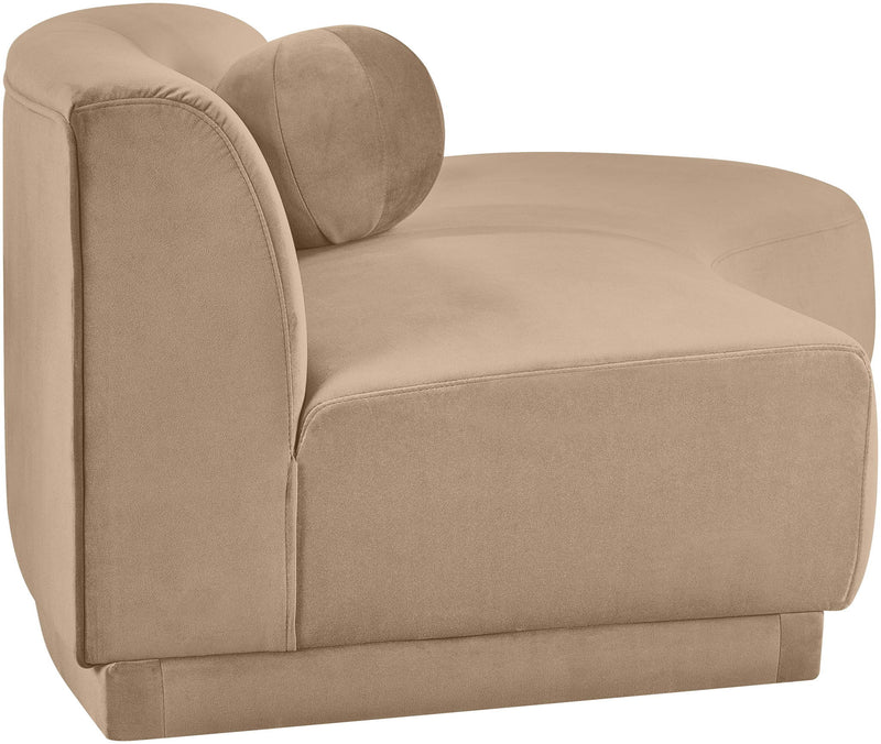 Avra - 86" Velvet Performance Fabric Upholstered Sofa