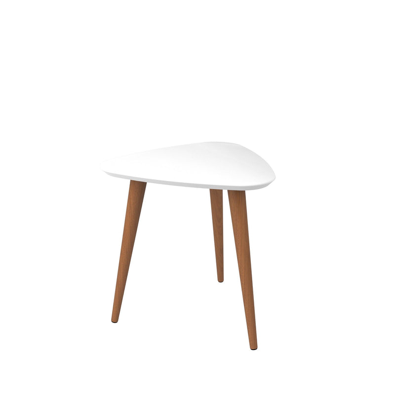Manhattan Utopia - Triangle Table - White