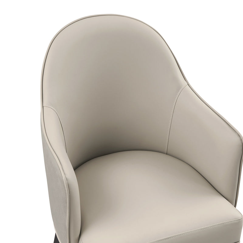 Manhattan Hillman - Armchair, Vegan Leather And Velvet