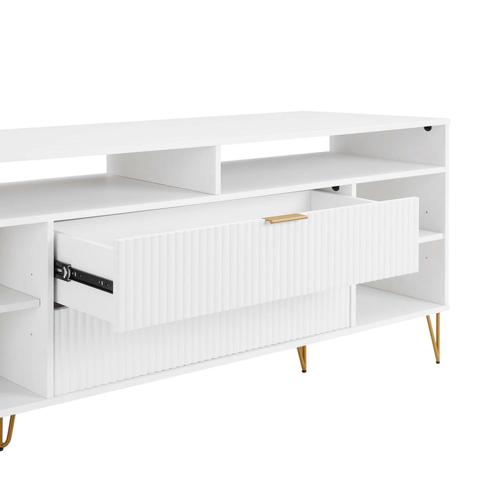 Manhattan Dumbo - Fluted TV Stand