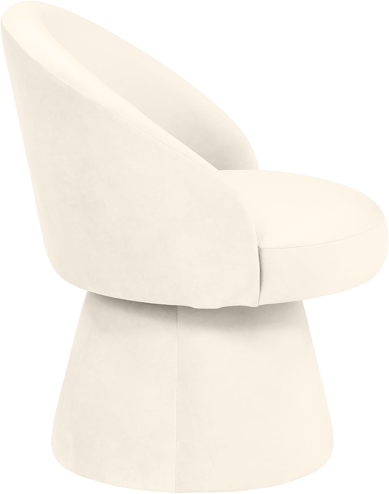 Selene - Upholstered Swivel Dining Chair