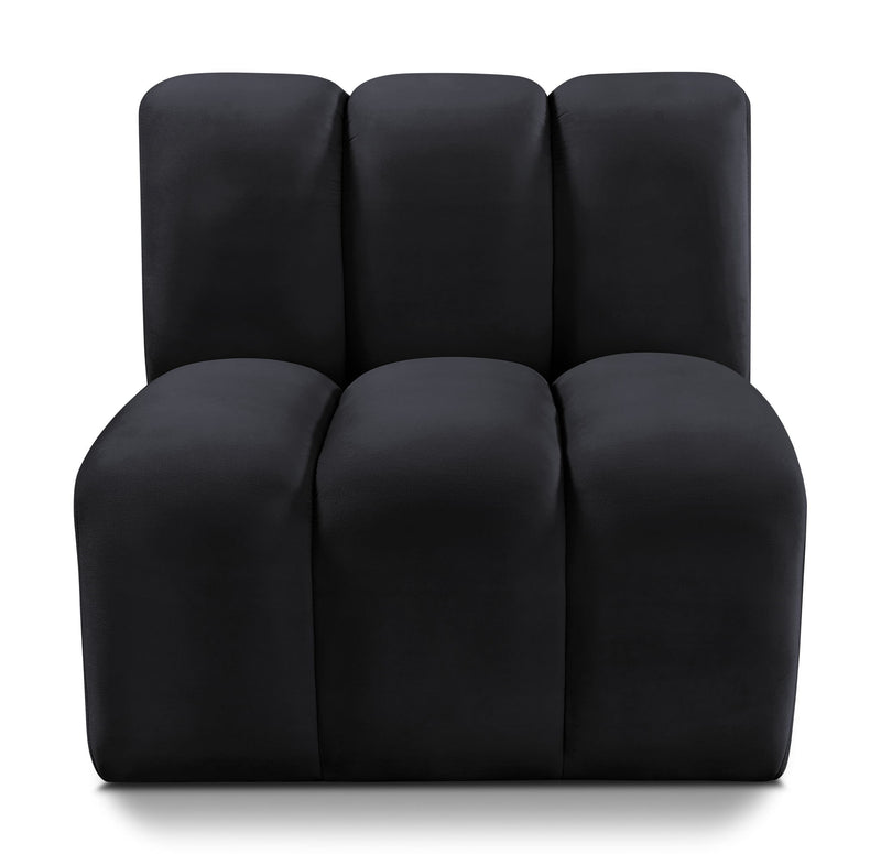 Arc - Velvet Straight Chair