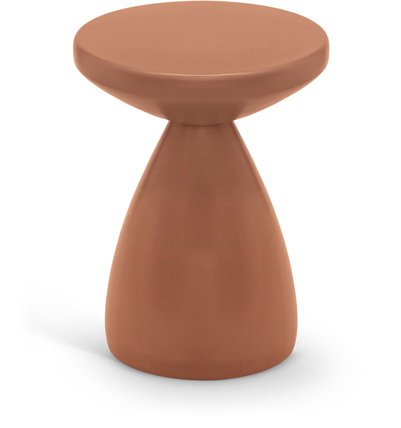 Anika Terracotta Iron End Table