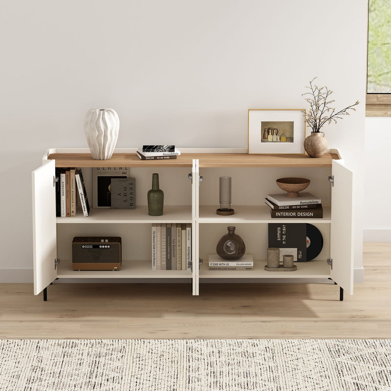 Abbey - Sideboard - Maple And Off White