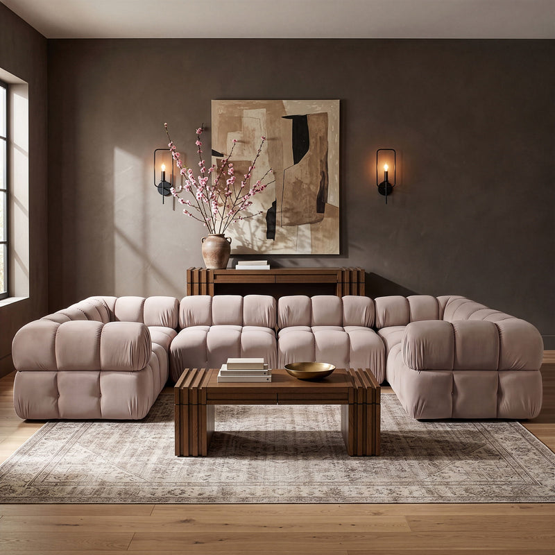 Orin - 6 Piece Modular Sectional (2 Modular Chairs, 4 Corner Chairs)
