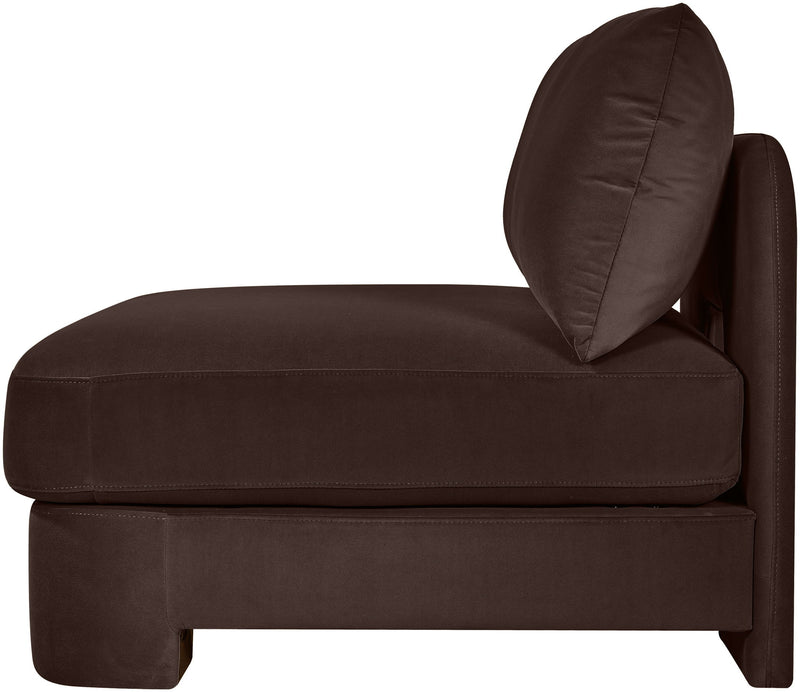 Hammond - Velvet Performance Fabric Upholstered Armless Chair
