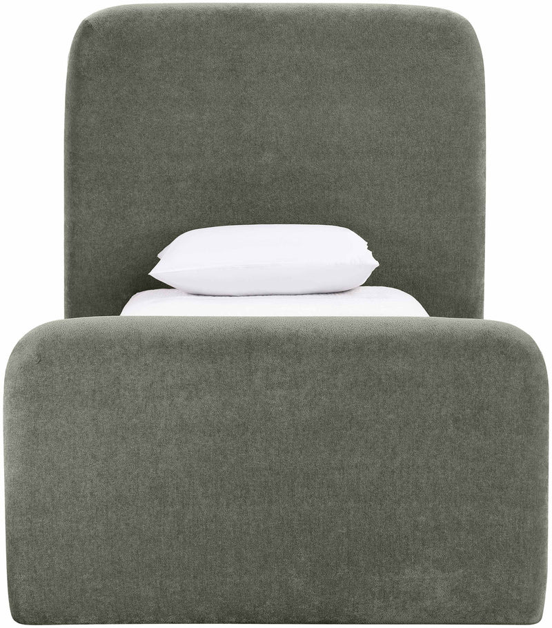 Fira - Chenille Fabric Upholstered Bed