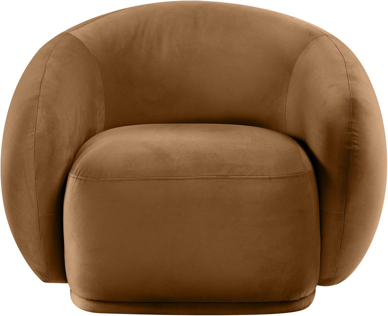 Emery Saddle Velvet Upholstered Chair
