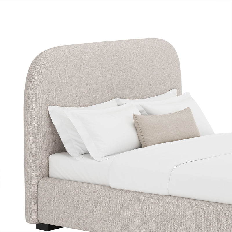 Clifton - Rounded Edge Upholstered Bed