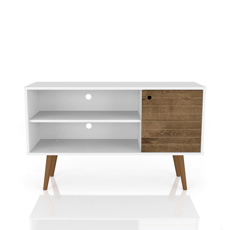 Manhattan Liberty - TV Stand With White Frame