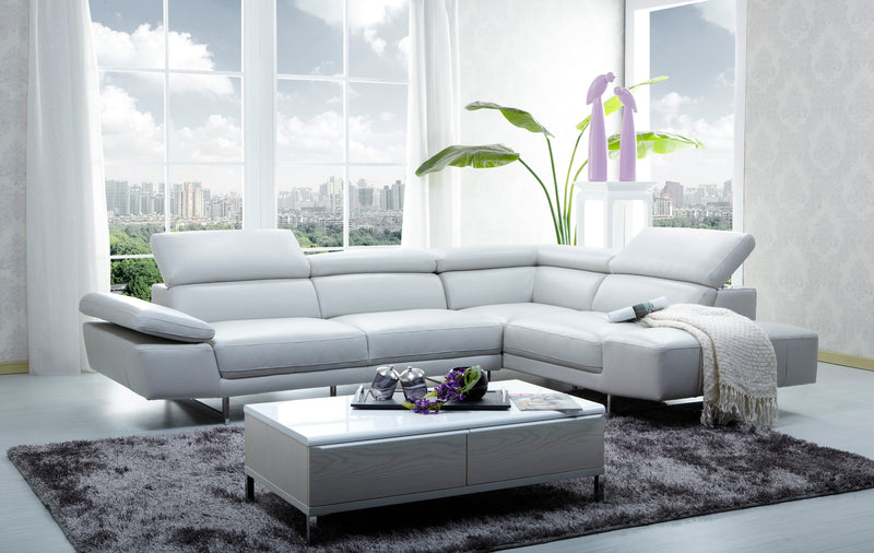 1717 Italian Leather Sectional