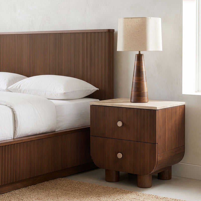 Cressa - Mango Wood Nightstand