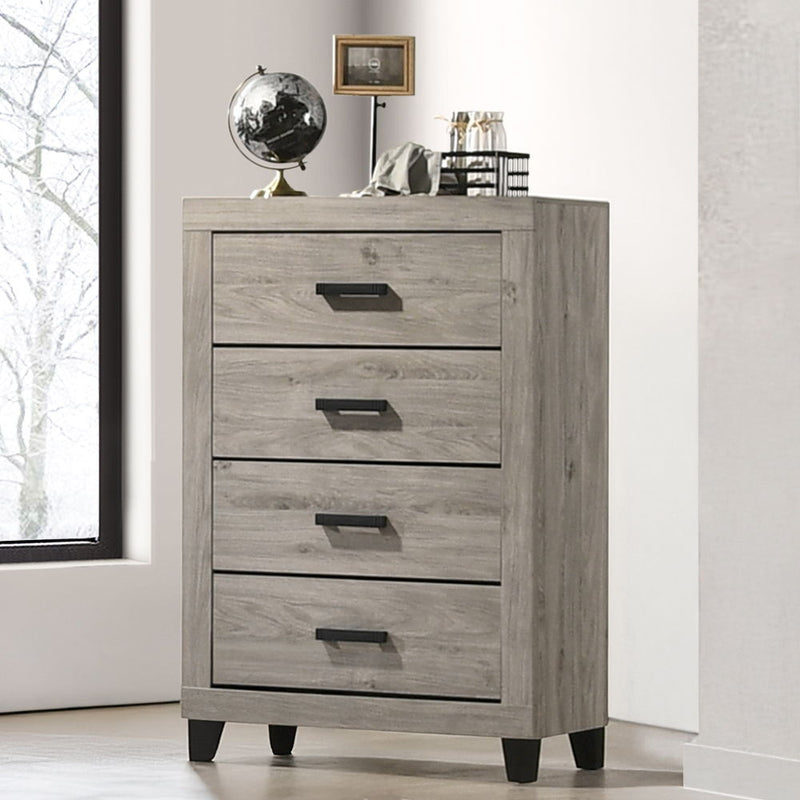 Mari - Chest - Light Gray Finish
