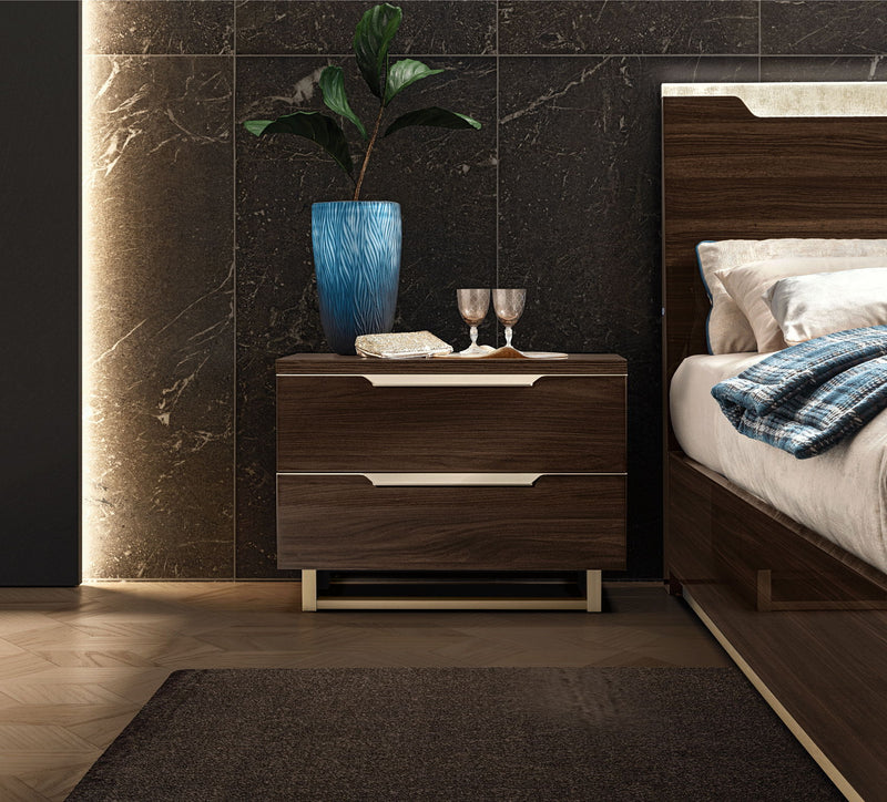 Smart - Nightstand - Brown Walnut