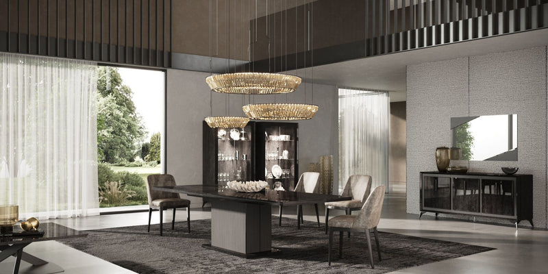 Aris - Dining Table With Extension - Black