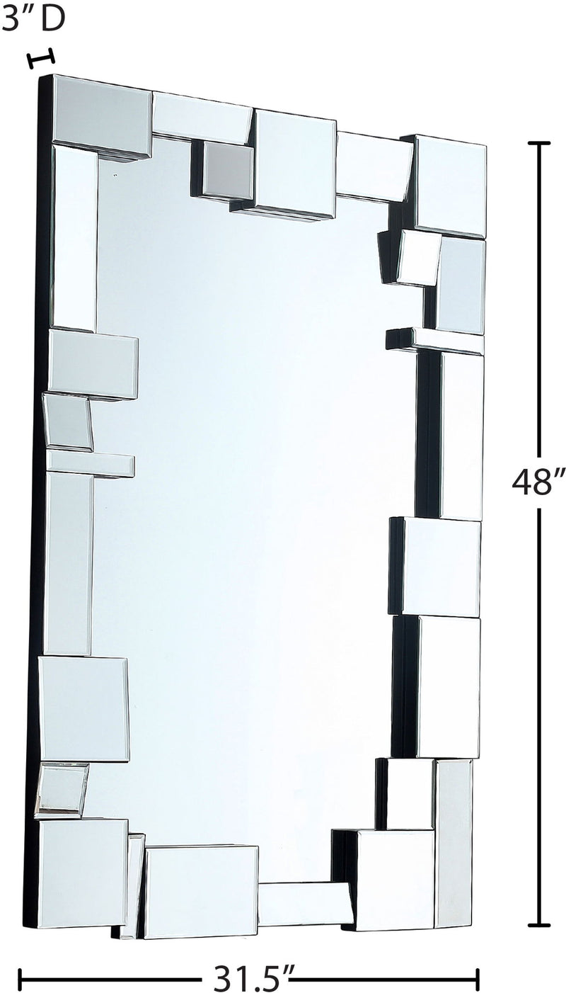 Jade Mirrored Frame Mirror