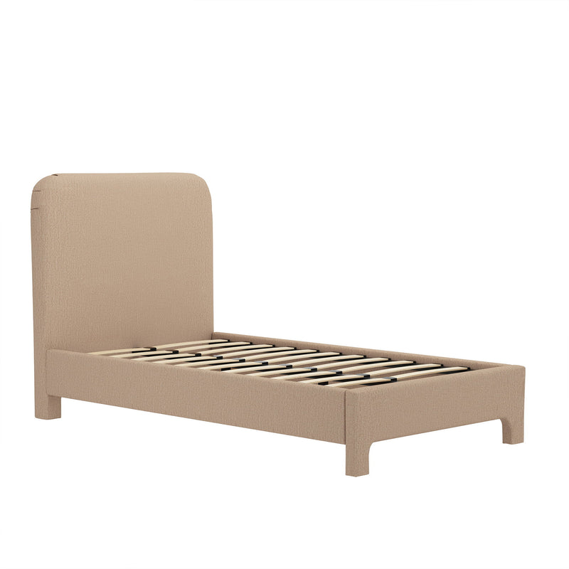 Layton - Rounded Corner Upholstered Bed