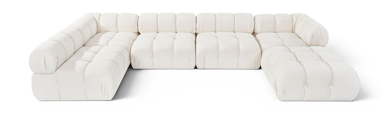 Orin - 6 Piece Modular Sectional (3 Modular Chairs, 2 Corner Chairs & Ottoman)