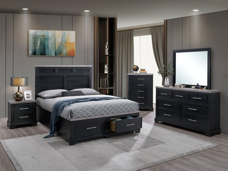 Grande - Queen Bed - Black