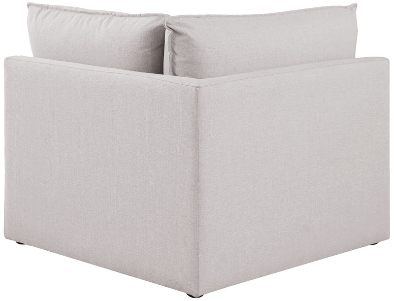 Mackenzie Linen Textured Fabric Upholstered Modular Corner Chair