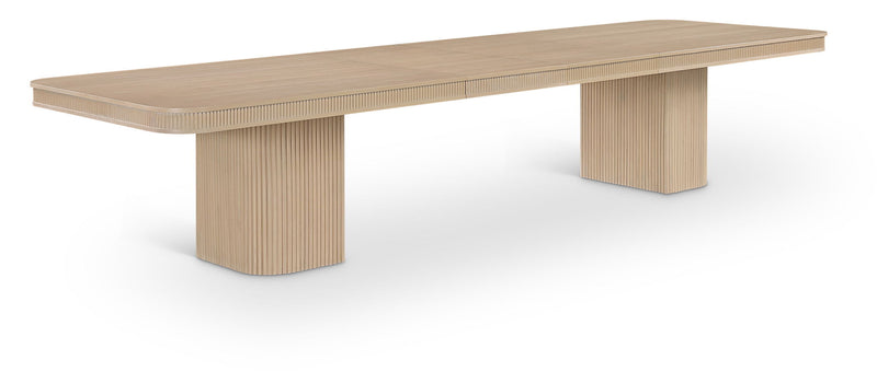 Mohari - Solid Wood And Oak Veneer 112" / 160" Dining Table