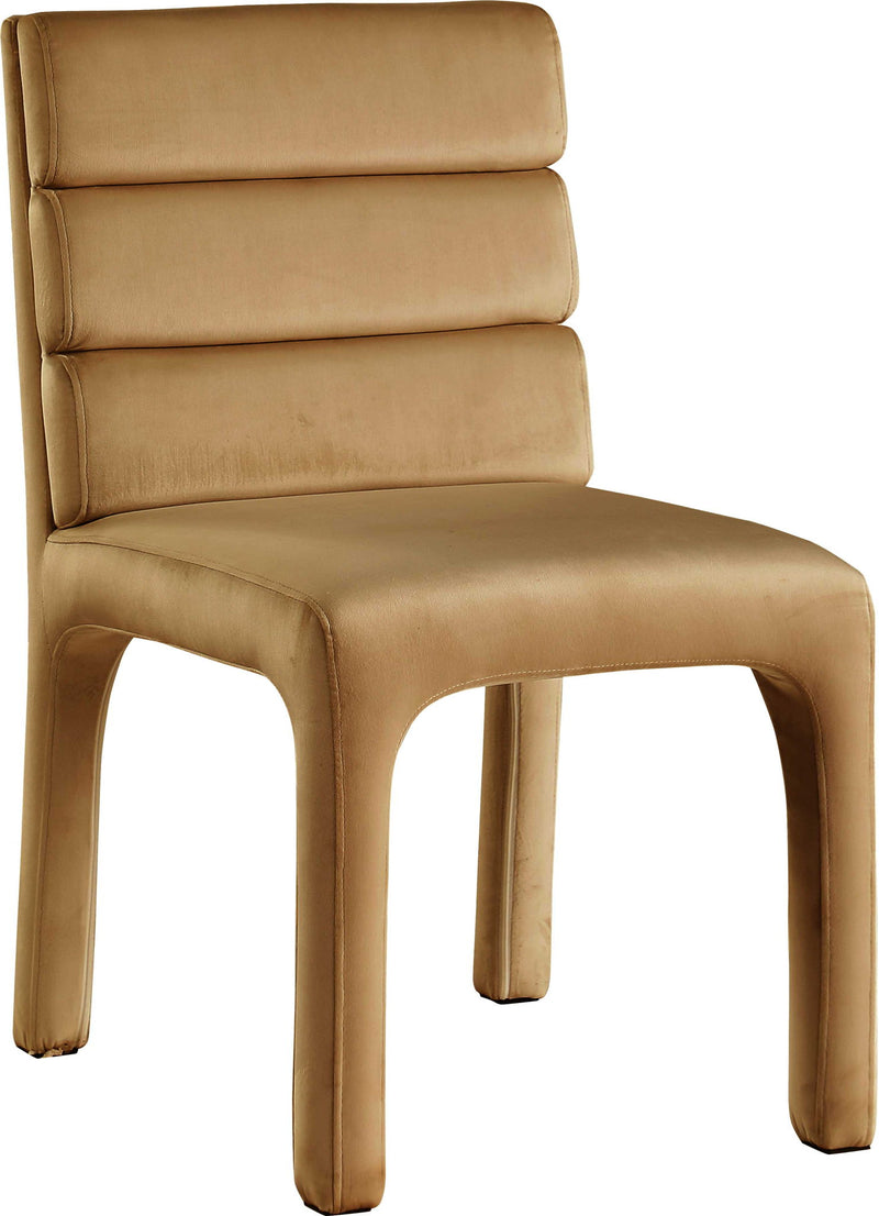 Kai Saddle Velvet Upholstered Dining Chair