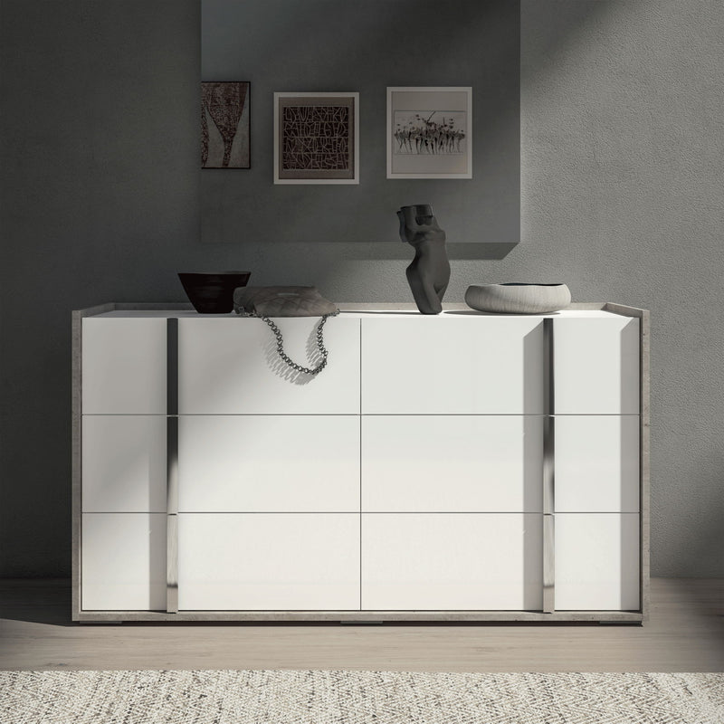 Treviso - Double Dresser - White