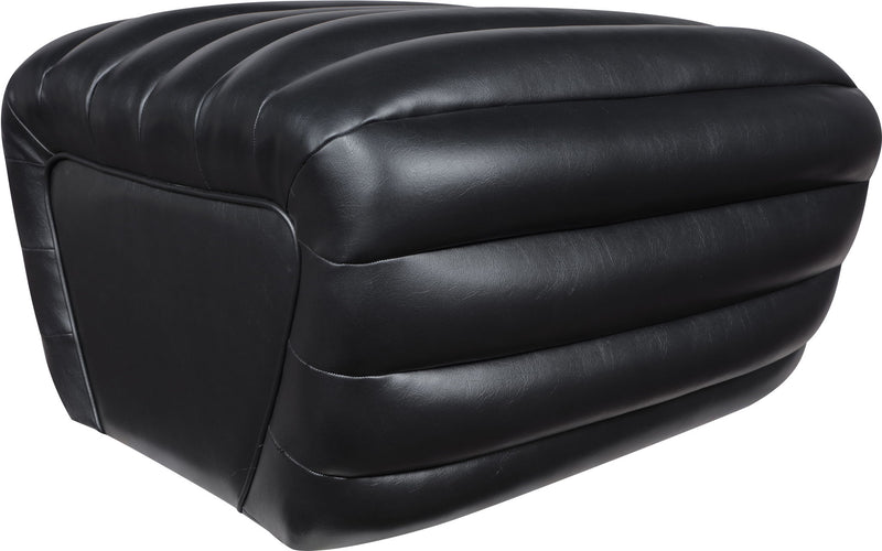 Vega Vegan Leather Upholstered Ottoman
