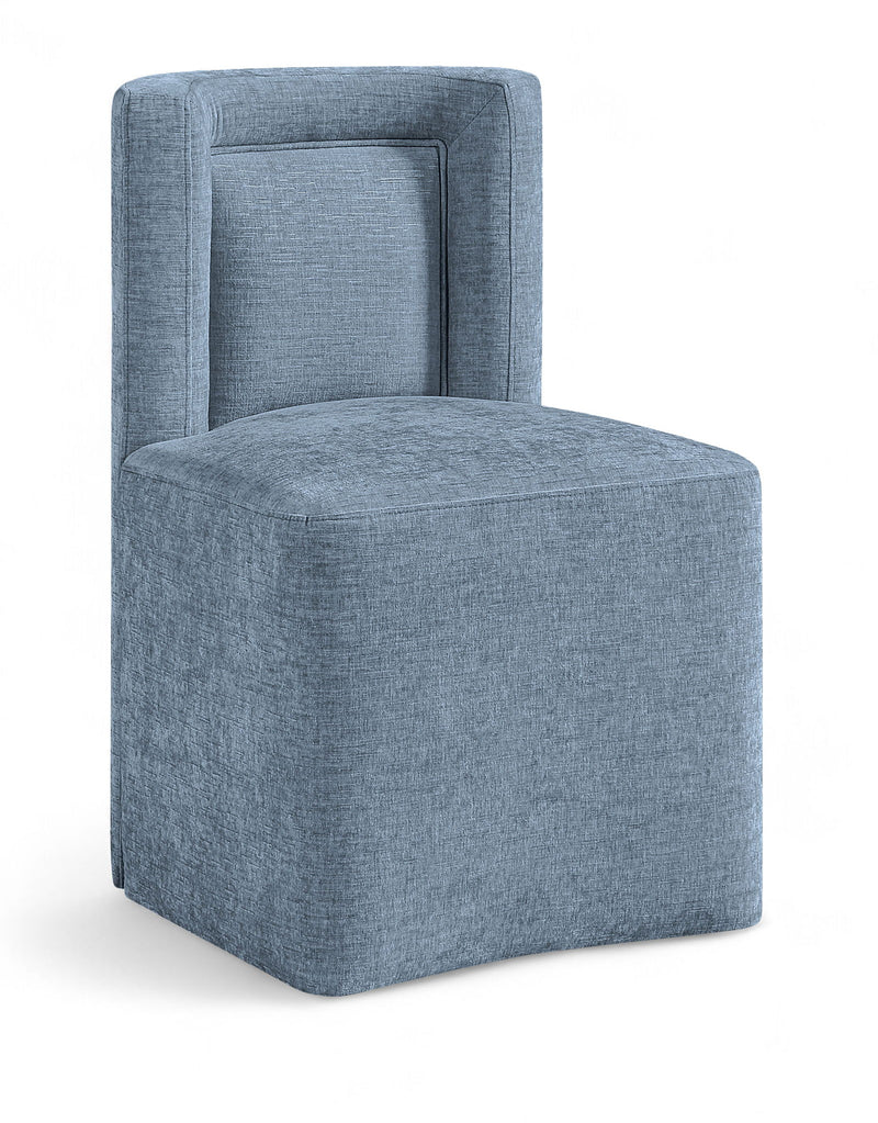 Duvina - Chenille Performance Fabric Dining Chair (Set of 2)