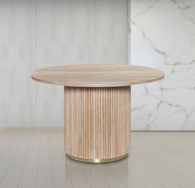 Oakhill 48" Natural Mango Wood Dining Table