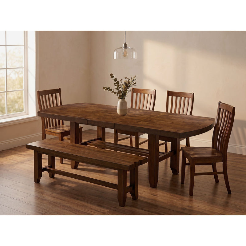 Gage - Dining Bench - Chestnut