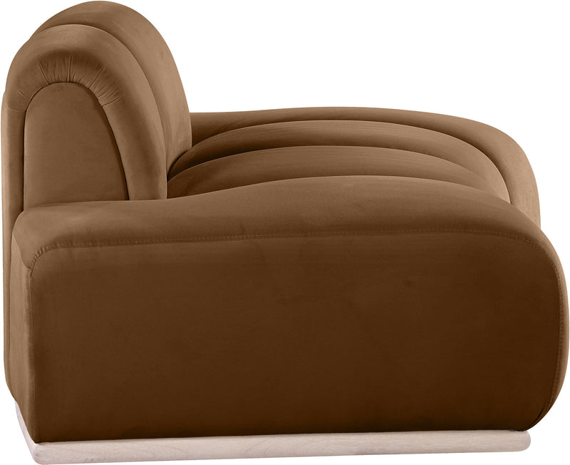 Jace Saddle Velvet Upholstered Chair