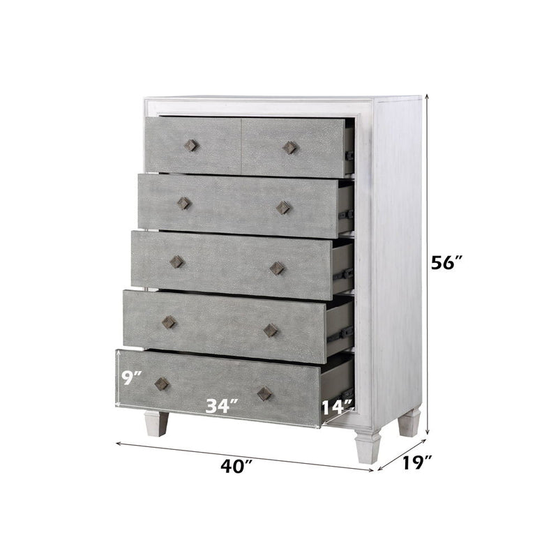 Katia - Chest - Rustic Gray & Weathered White
