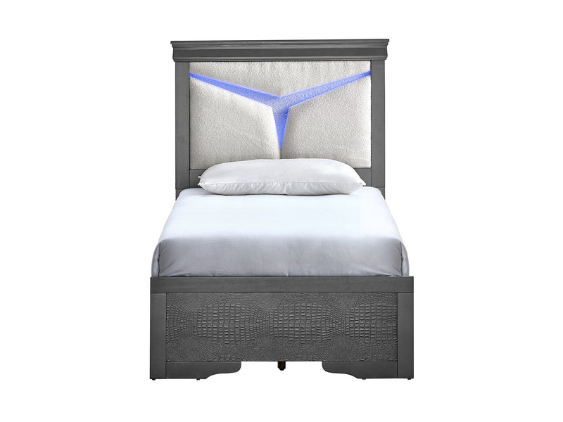 Glory Furniture - Lorana - Bed With LED Headboard