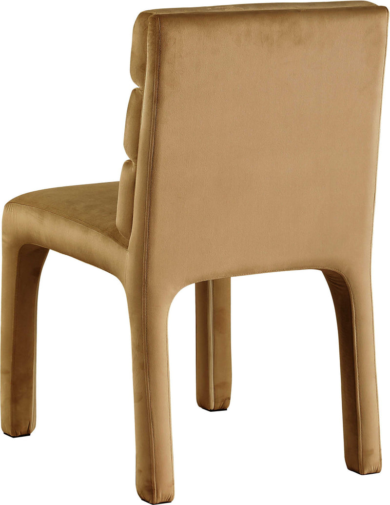 Kai Saddle Velvet Upholstered Dining Chair